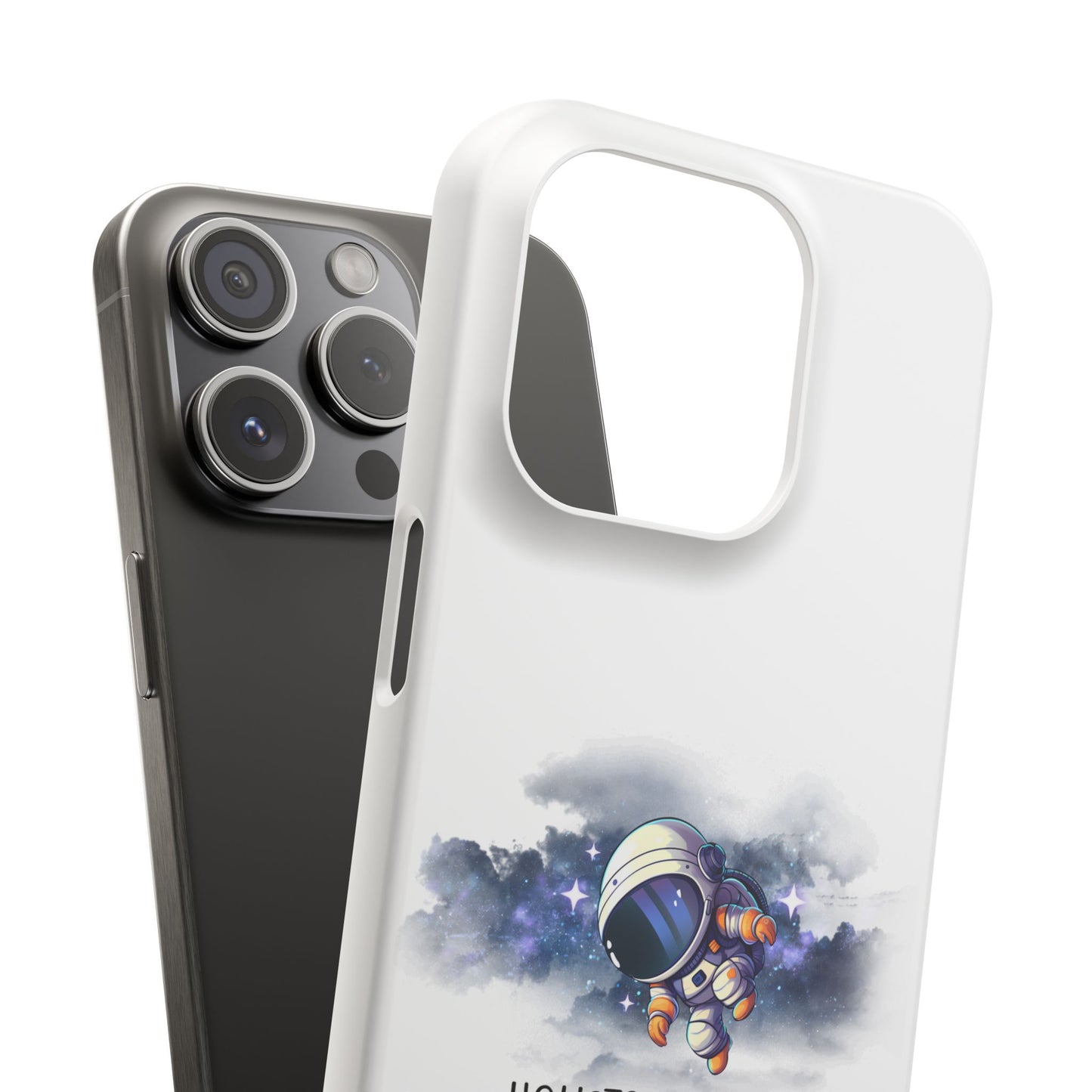 Houston, I Have So Many Problems Slim Phone Case | Cute Astronaut Design | Gift for Space Lovers