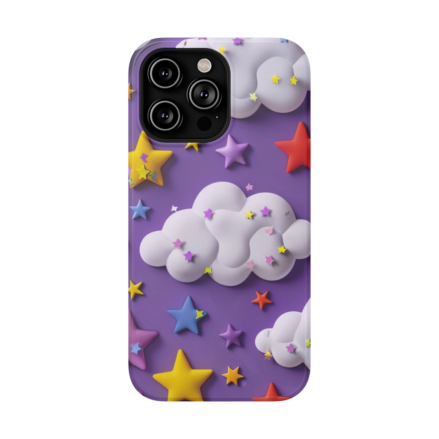Colorful Cloud & Star Phone Case