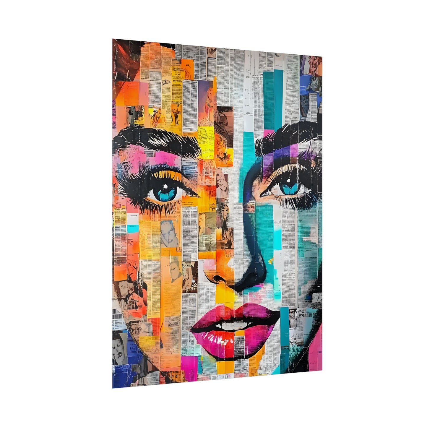 Retro Pop Culture Woman 6-Vibrant Art Wall Decor