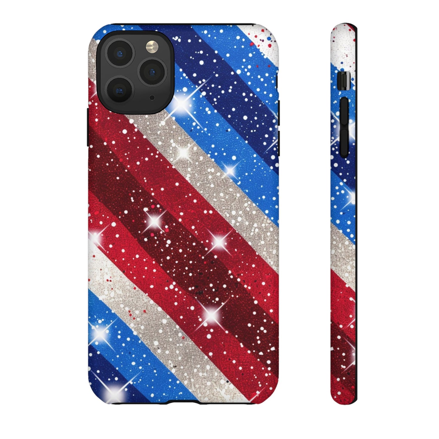 Glittery Patriotic Phone Case - Tough Cases