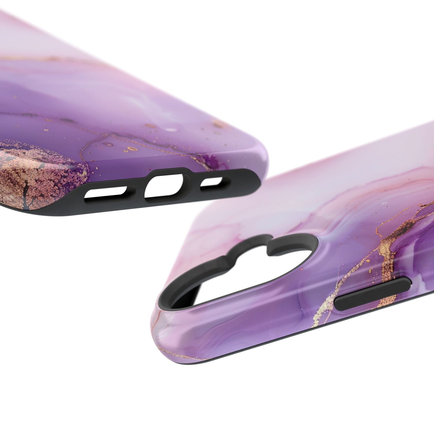 Elegant Purple Marble iPhone Case