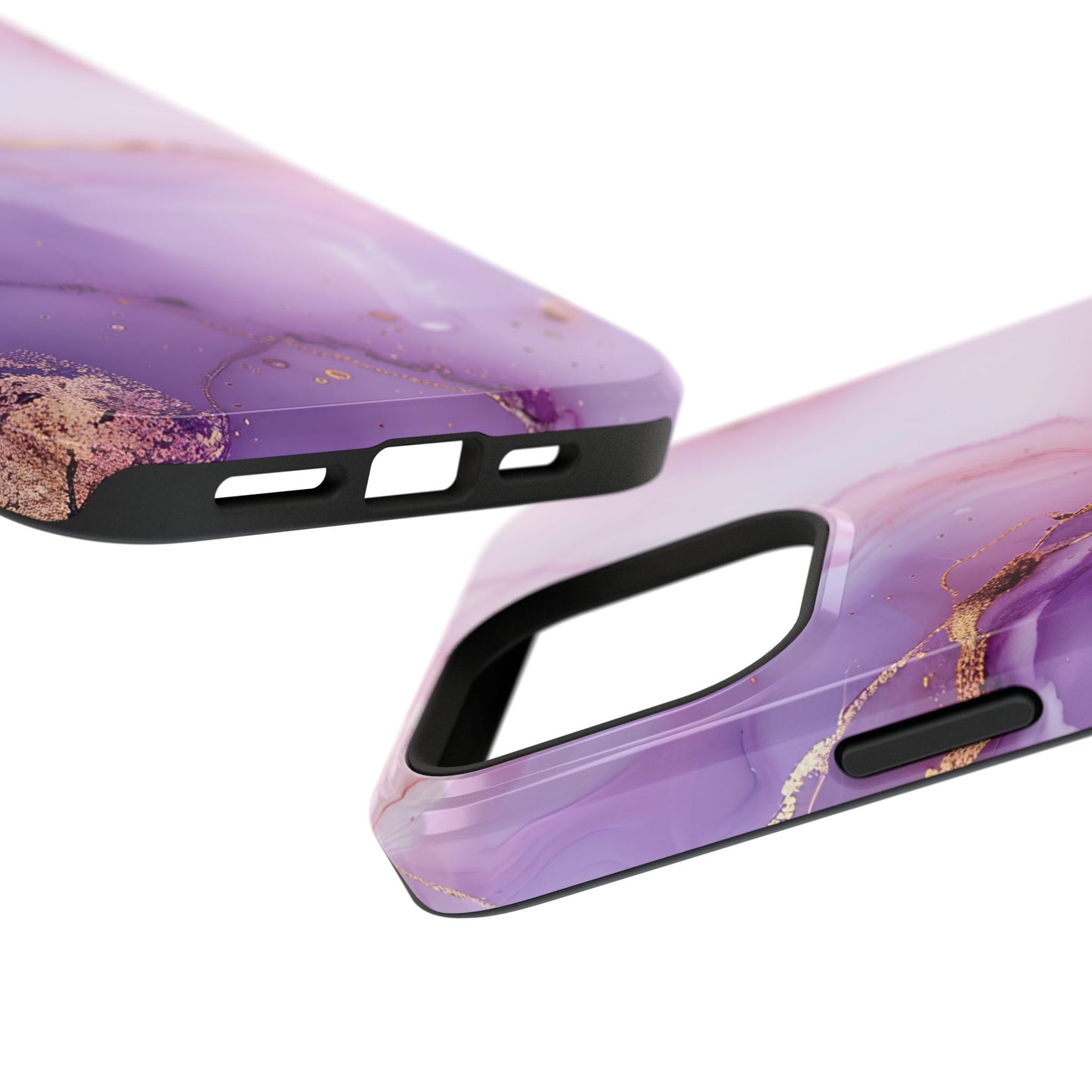 Elegant Purple Marble iPhone Case