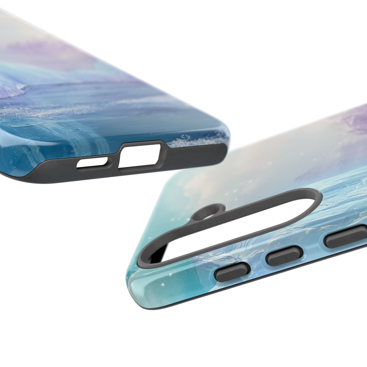 Artistic Phone Case with Iceberg Design