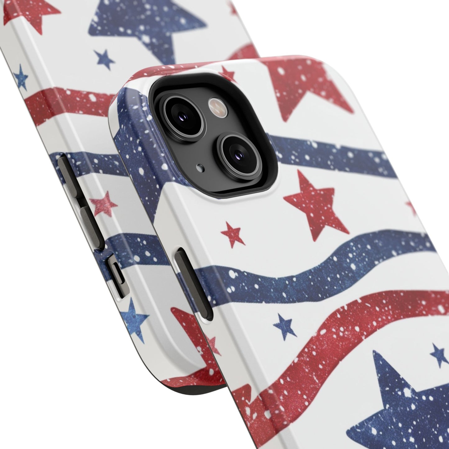 Stars & Stripes Design Impact-Resistant Phone Case