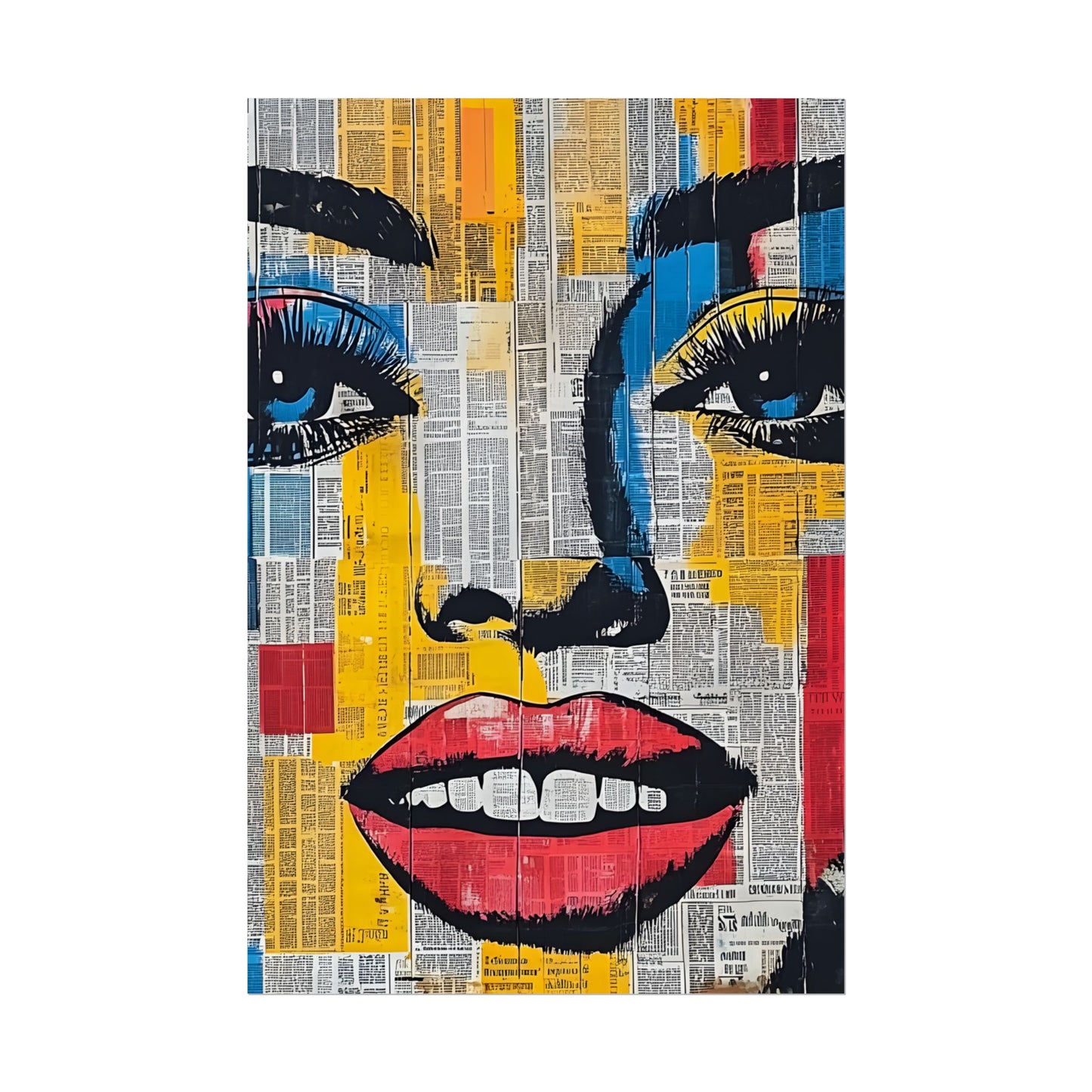Poster Wall Art - Retro Pop Culture Woman 18 Comic Book Style