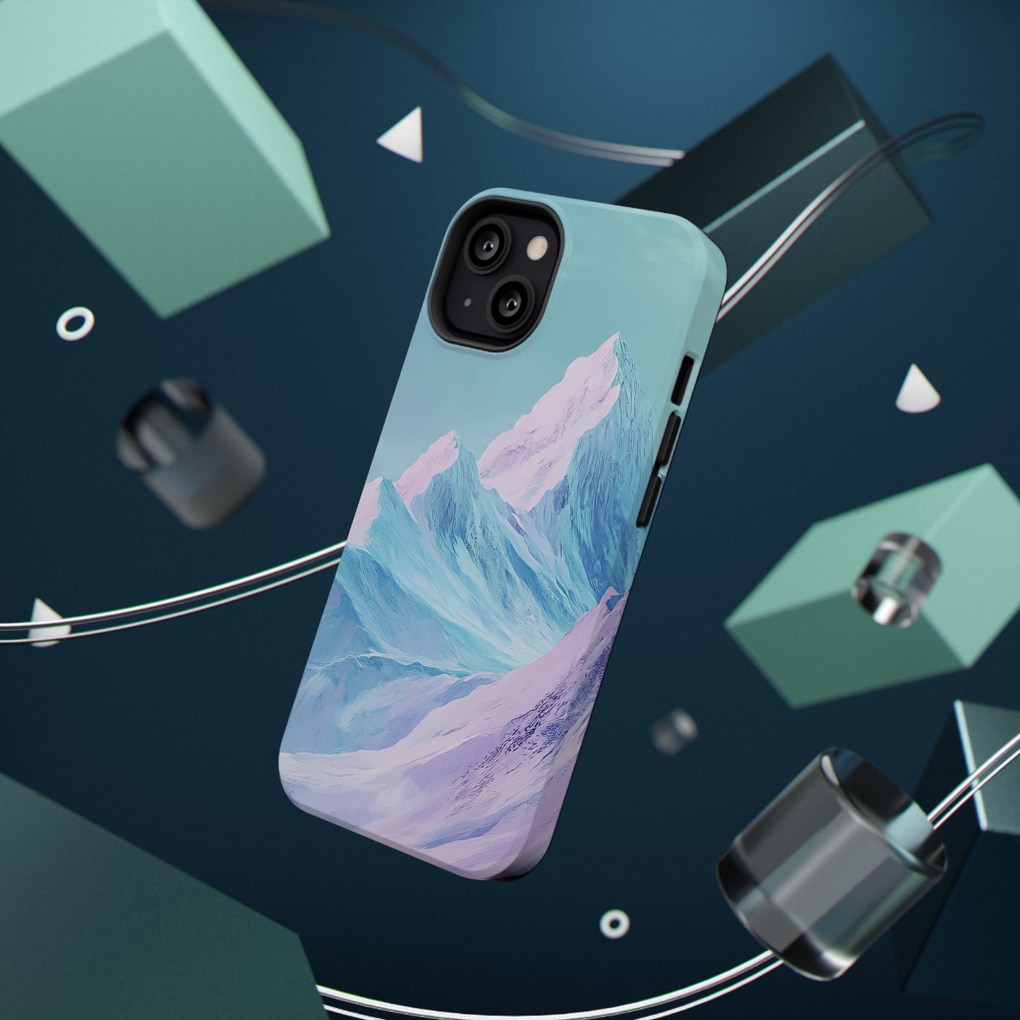Mountain Landscape Phone Case - Impact-Resistant Protection for Nature Lovers