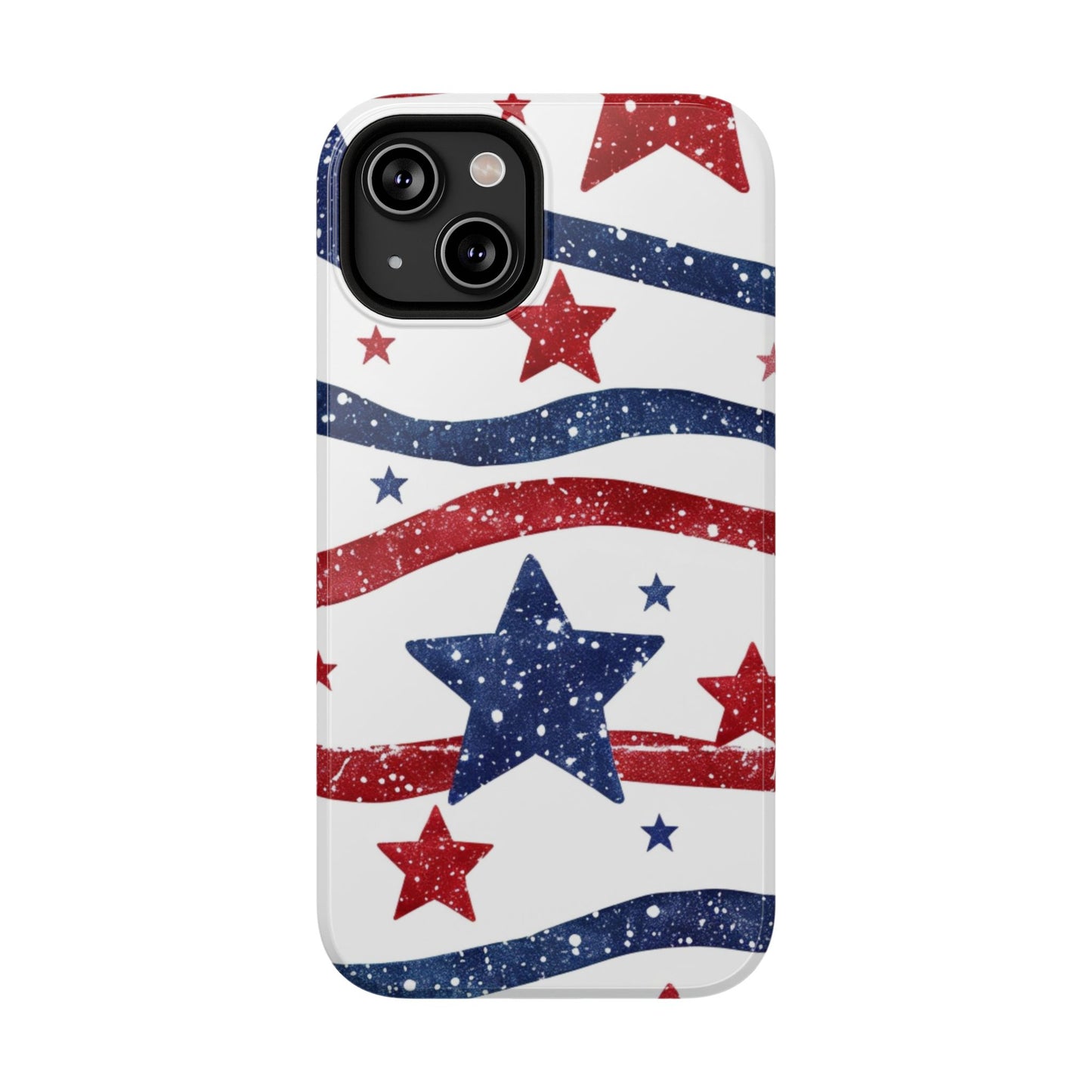 Stars & Stripes Design Impact-Resistant Phone Case