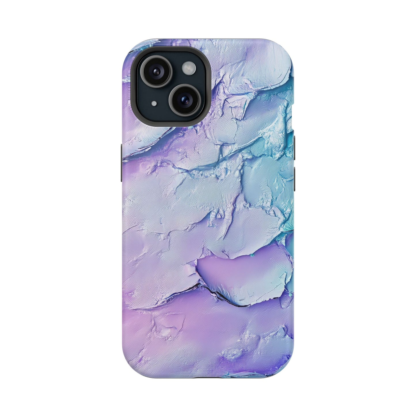 Vibrant Impact-Resistant Phone Case - Colorful Texture Design