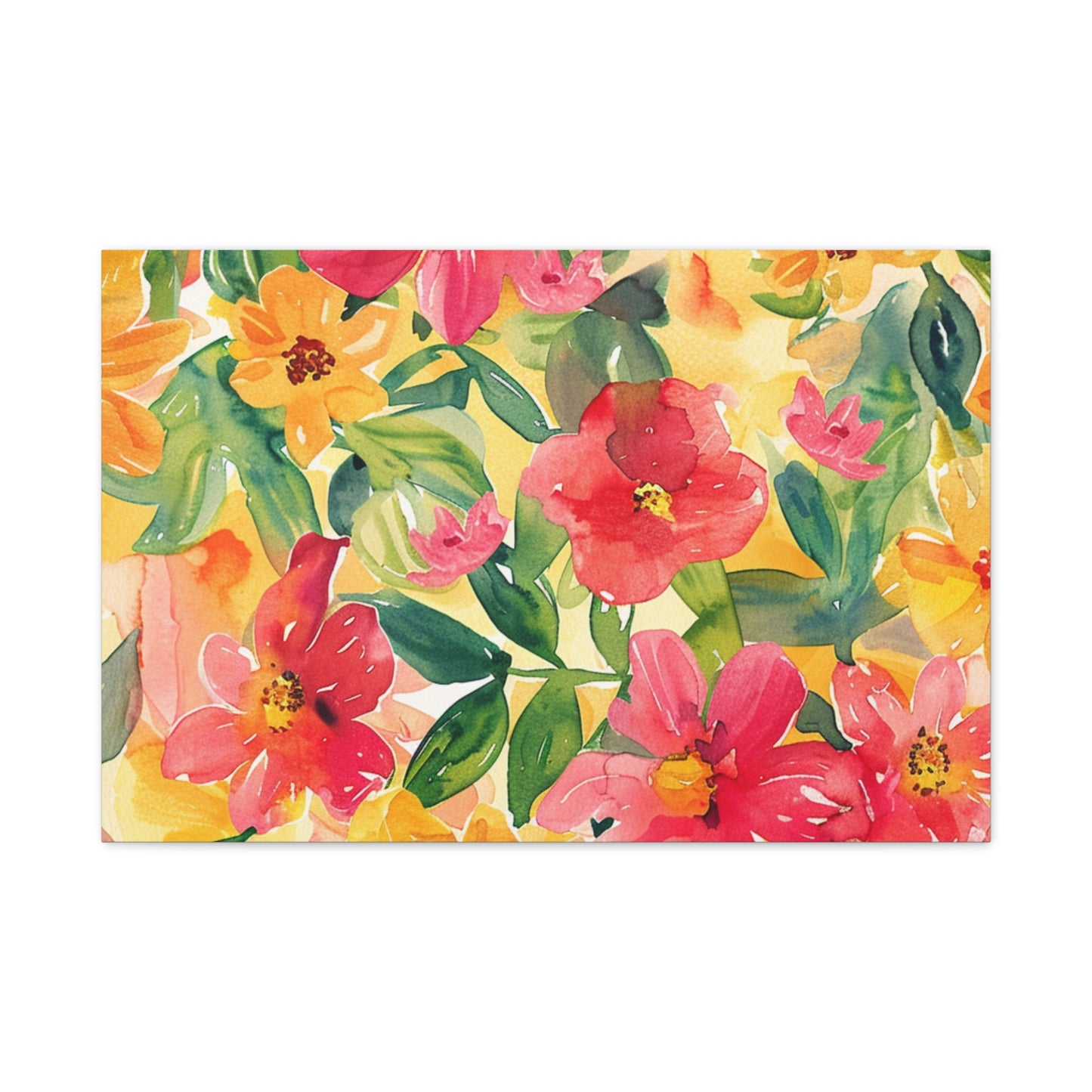 Floral Matte Canvas
