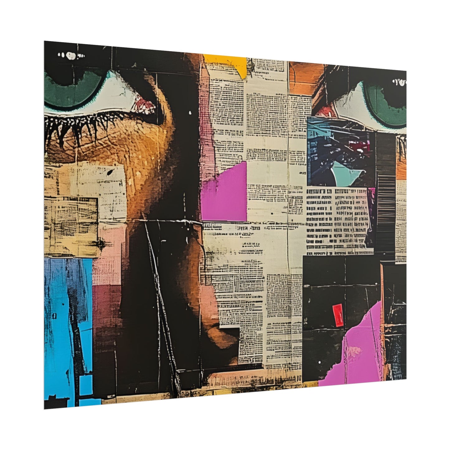 Wall Art Poster - Retro Pop Culture Woman 14 Comic Book Style