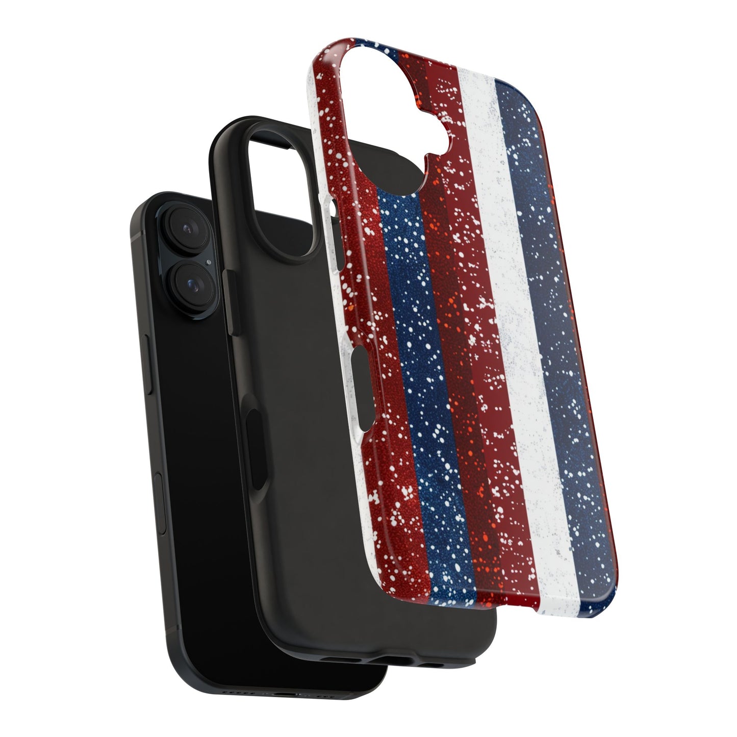 Patriotic Glitter Tough Phone Case