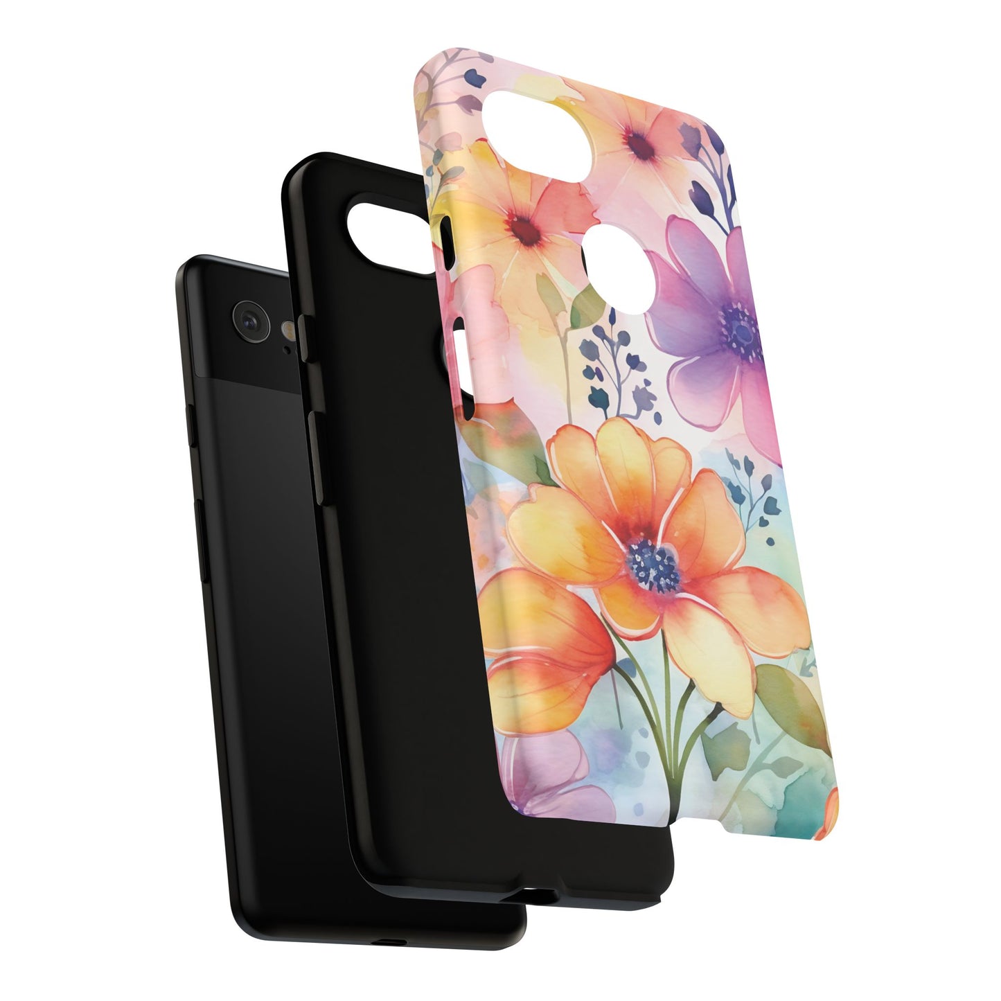 Floral Tough Case for Google Pixel- theme 1
