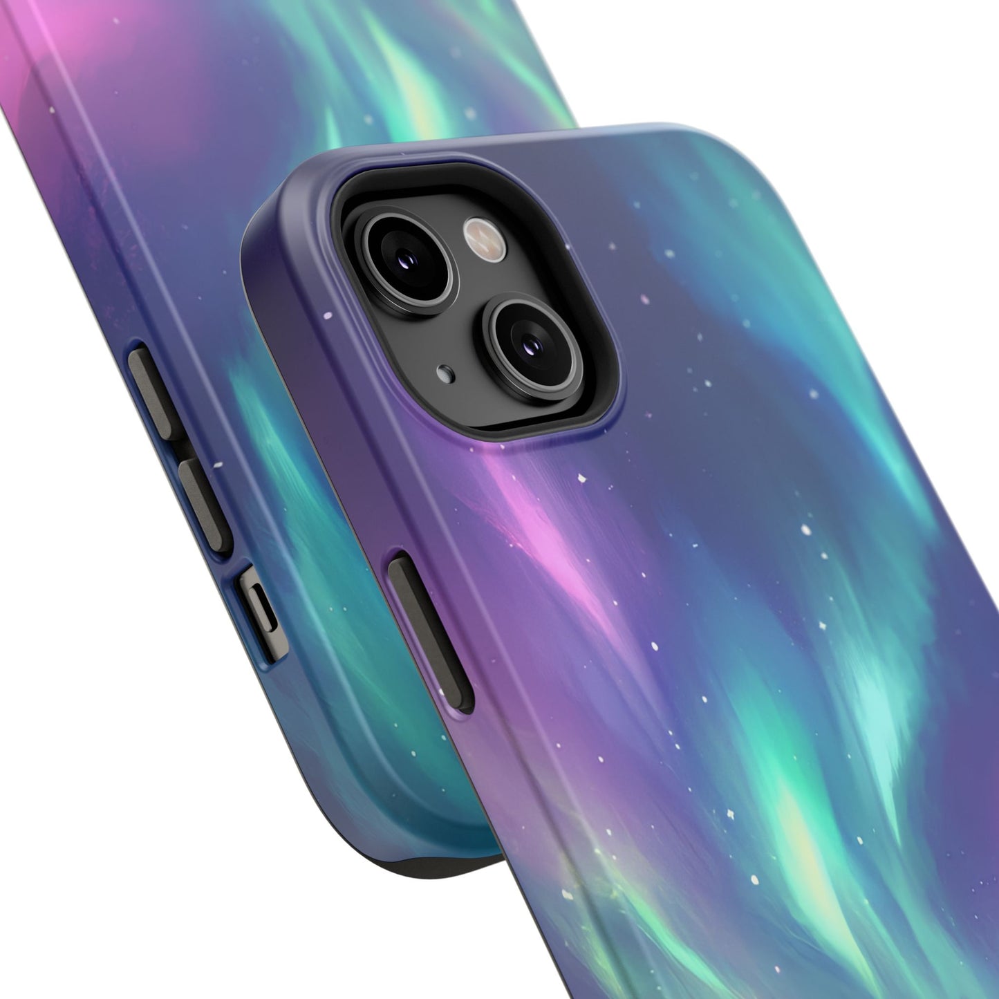 Aurora Borealis Impact-Resistant Phone Case - Colorful Northern Lights Design-2