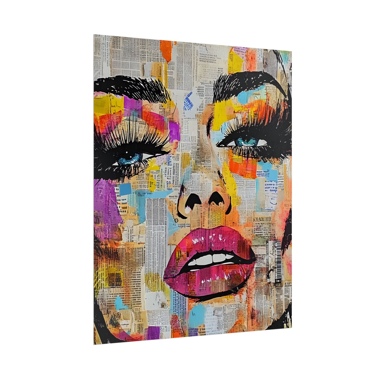 Pop Culture Woman 1 -Vibrant Art Prints, Fashion Poster,