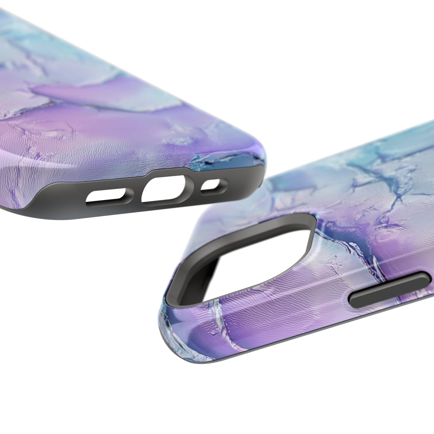 Vibrant Impact-Resistant Phone Case - Colorful Texture Design