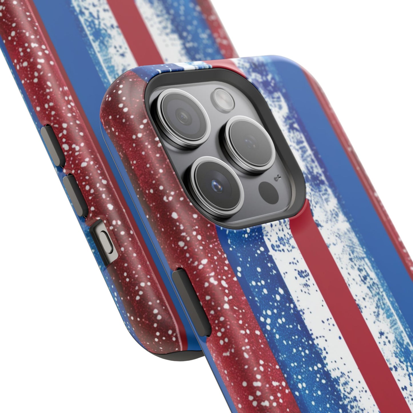 Patriotic Stripes Impact-Resistant Phone Case