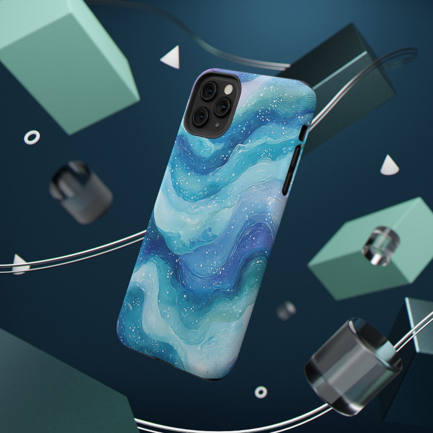 Ocean Wave Impact-Resistant Phone Case - Stylish and Durable Design