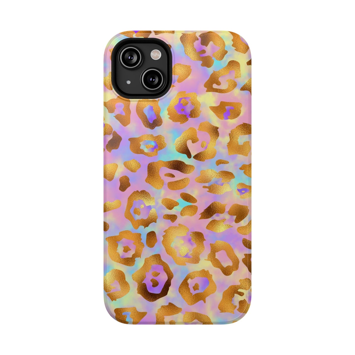 Leopard Print Impact-Resistant Phone Case