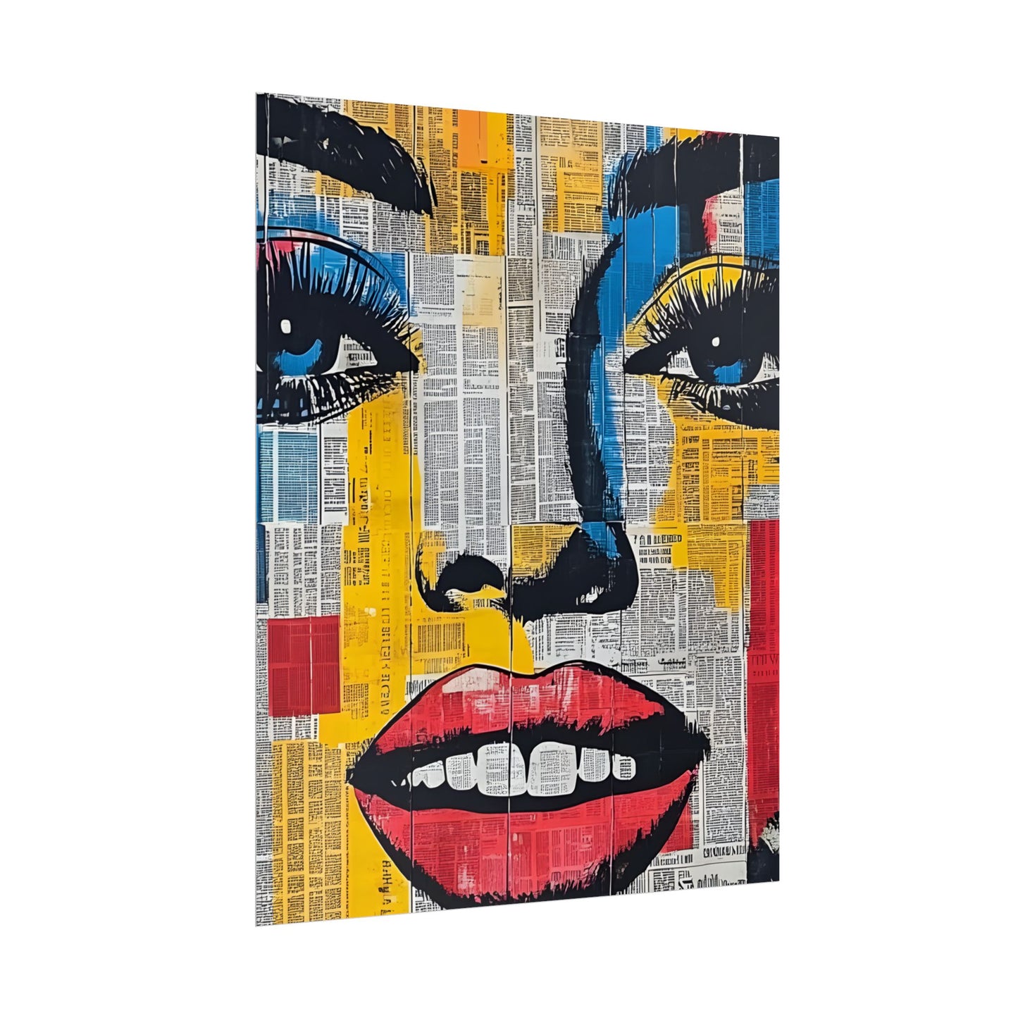 Poster Wall Art - Retro Pop Culture Woman 18 Comic Book Style