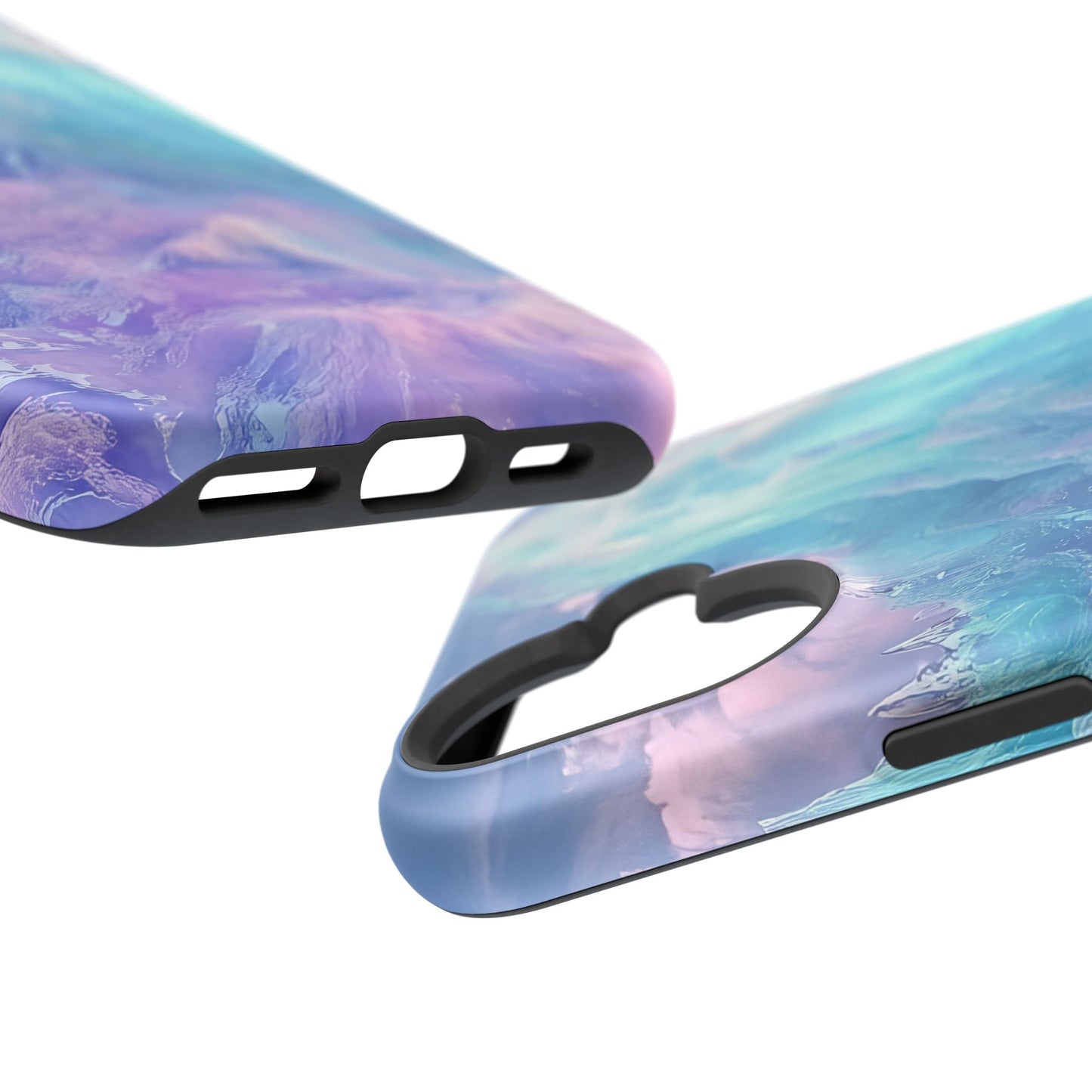 Phone Case - Colorful Abstract Waves Design