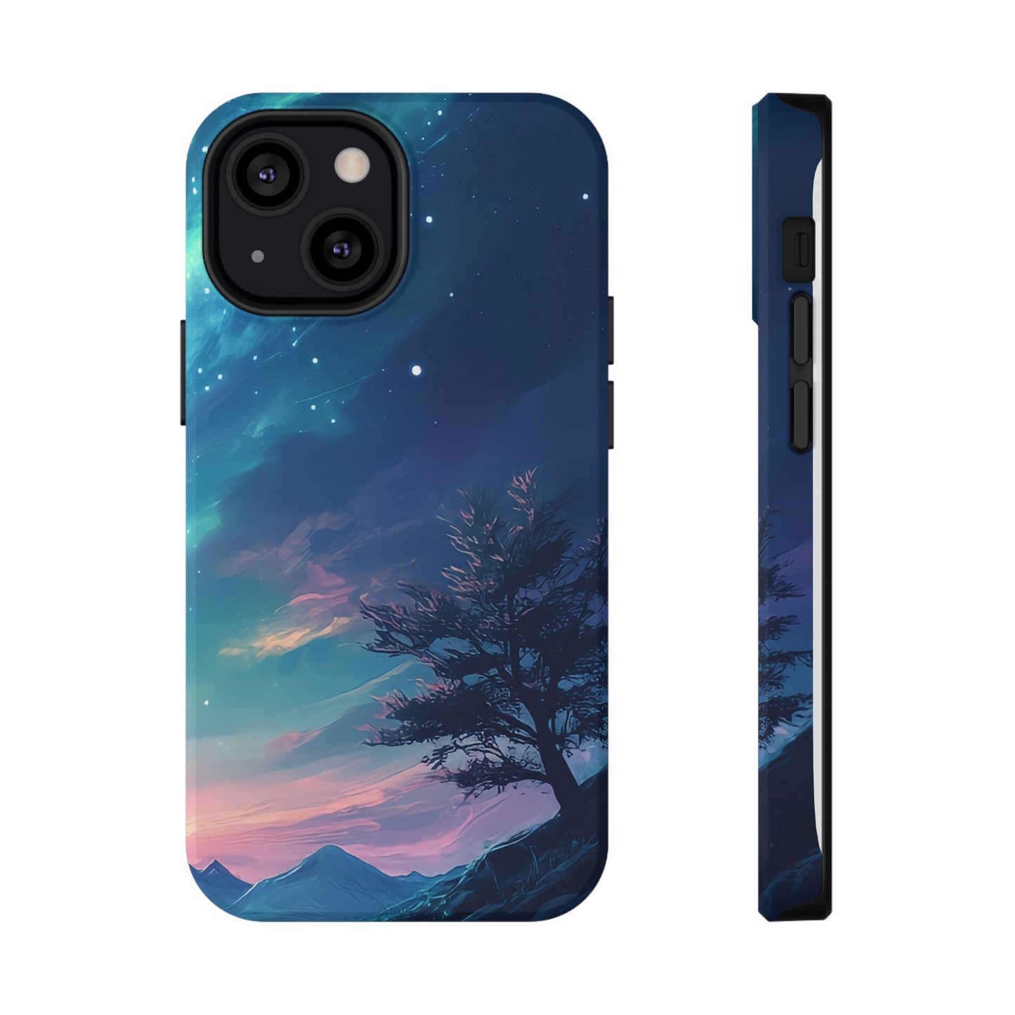 Stunning Galaxy Tree Impact-Resistant Phone Case