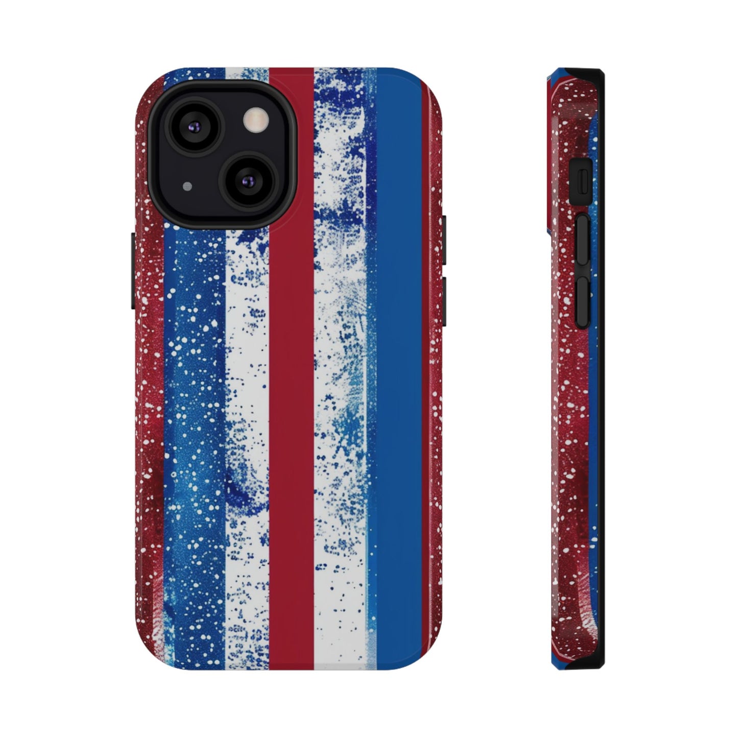 Patriotic Stripes Impact-Resistant Phone Case