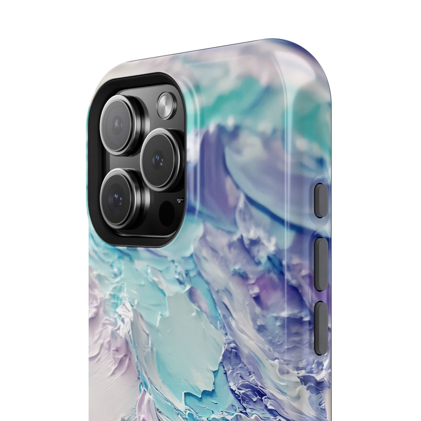 Aqua Abstract Impact-Resistant Phone Case