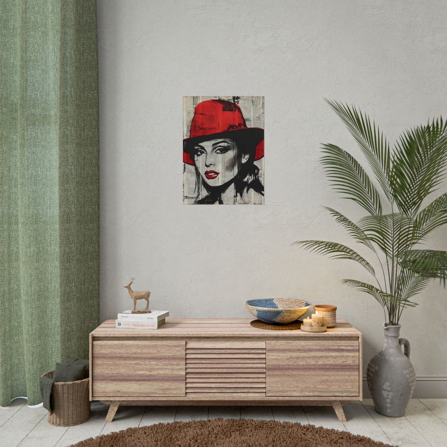 Retro Pop Culture woman 4 - Vintage poster, Wall Art