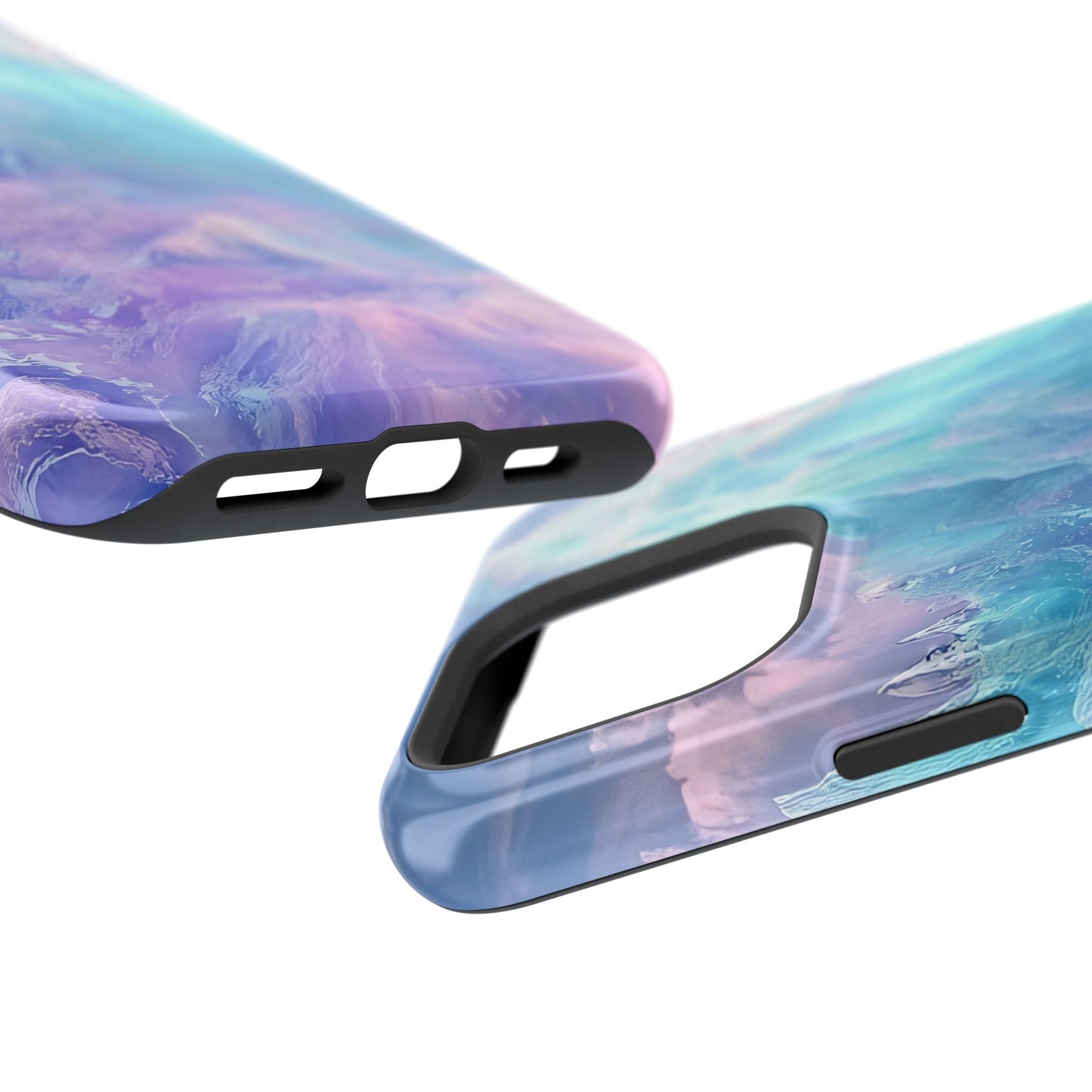 Phone Case - Colorful Abstract Waves Design