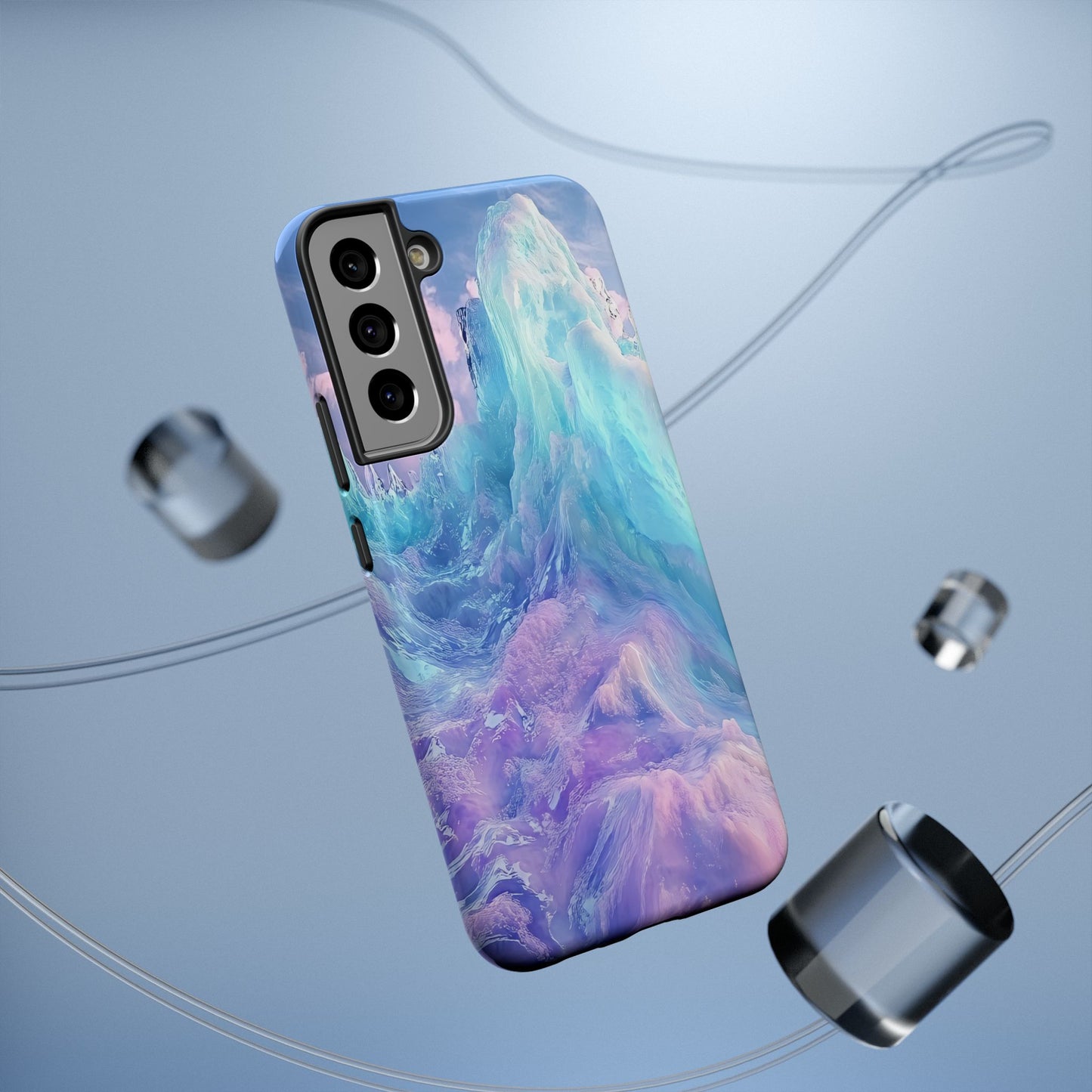 Phone Case - Colorful Abstract Waves Design
