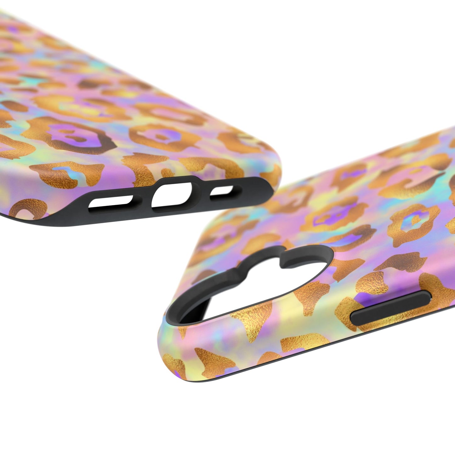Leopard Print Impact-Resistant Phone Case
