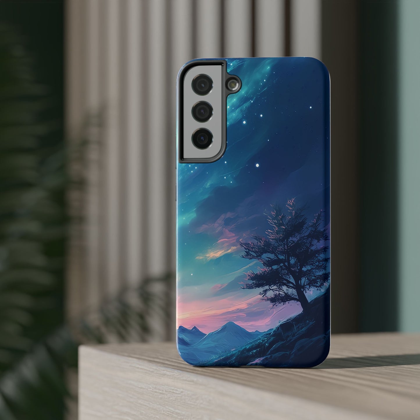 Stunning Galaxy Tree Impact-Resistant Phone Case