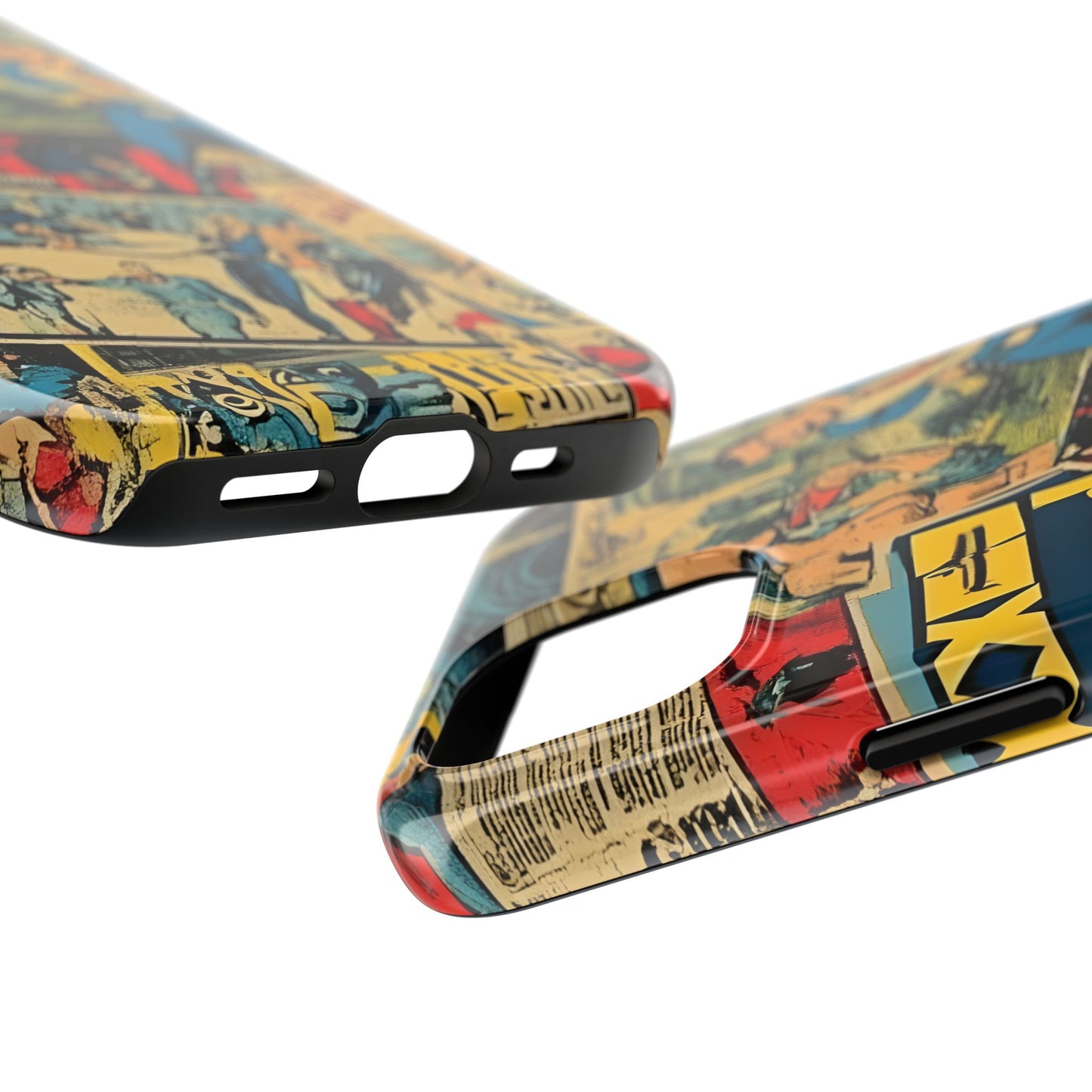 Vintage Comic - Tough Phone Cases, Superhero Phone Covers