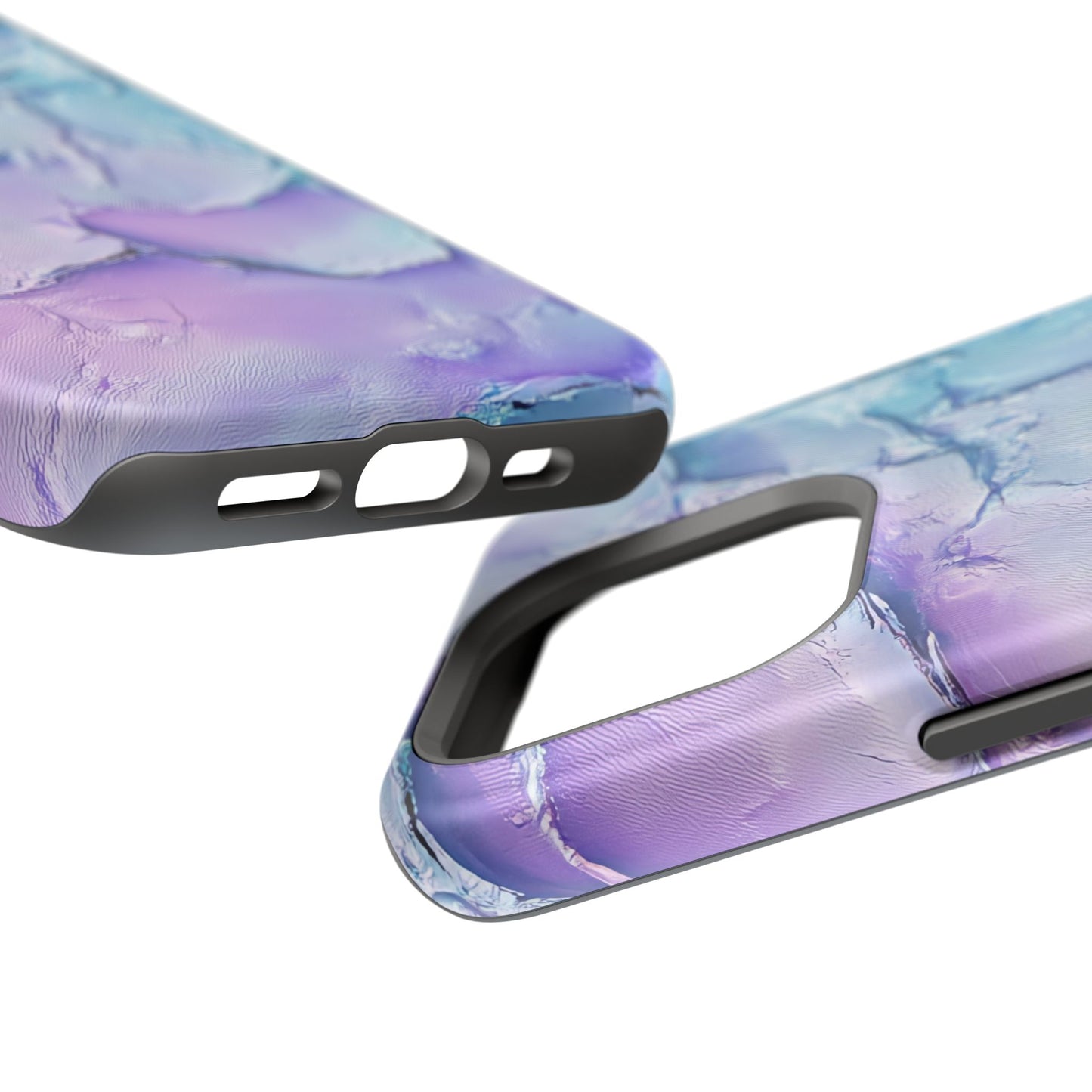 Vibrant Impact-Resistant Phone Case - Colorful Texture Design