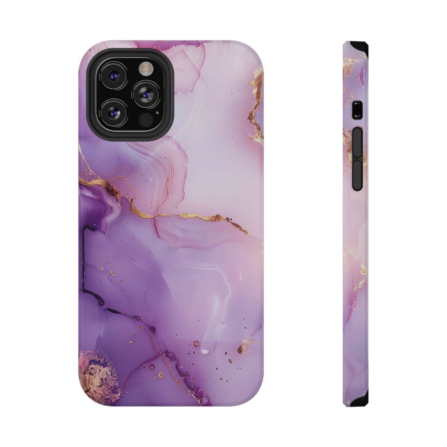 Elegant Purple Marble iPhone Case