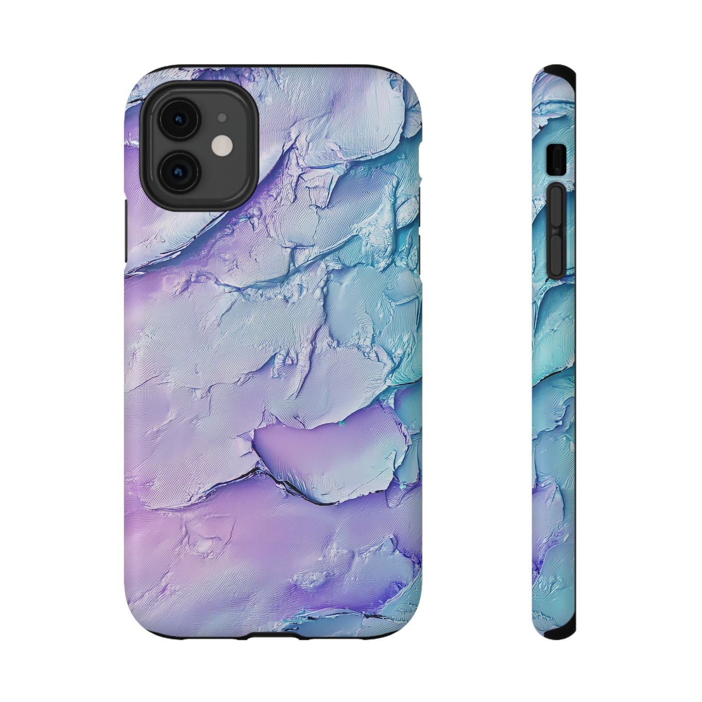 Vibrant Impact-Resistant Phone Case - Colorful Texture Design
