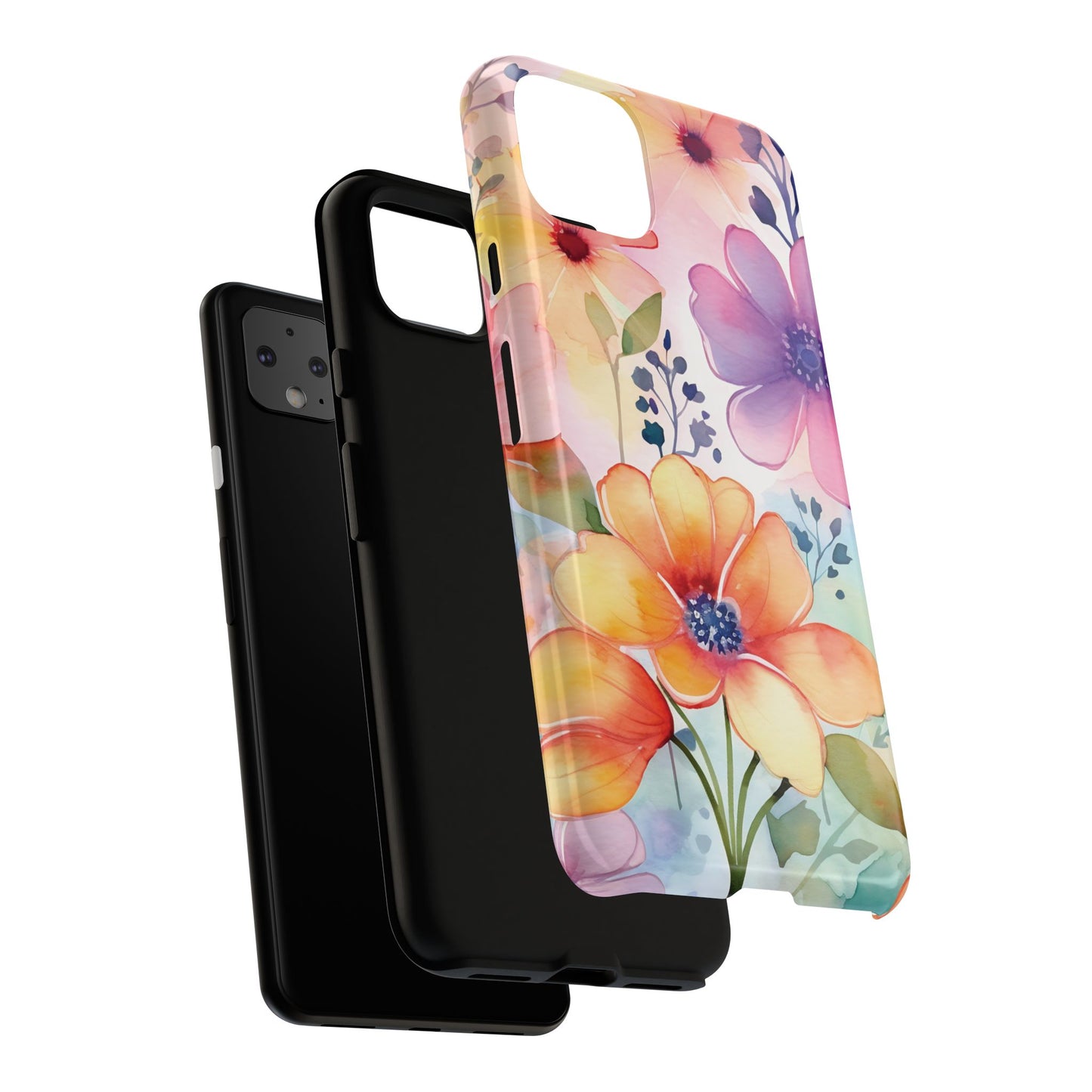 Floral Tough Case for Google Pixel- theme 1