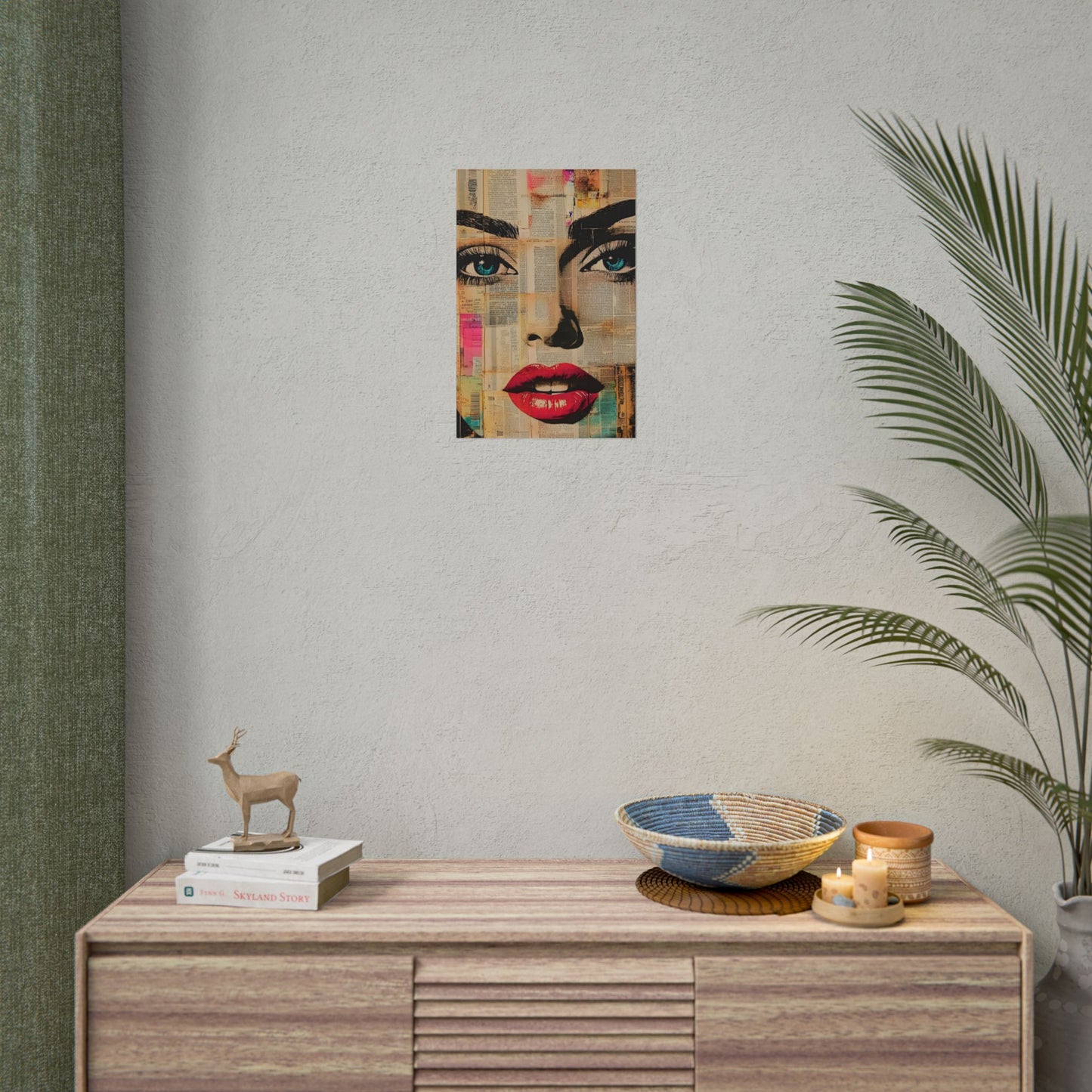 Retro Pop Culture Woman Poster 13 , Comic Wall Art