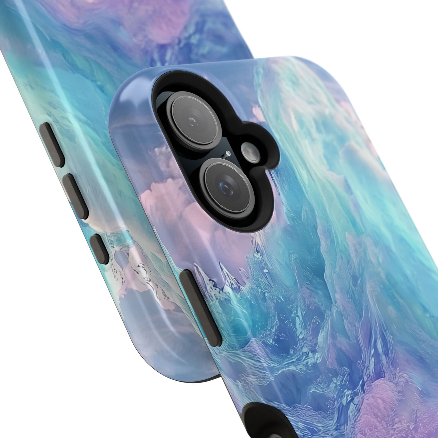 Phone Case - Colorful Abstract Waves Design