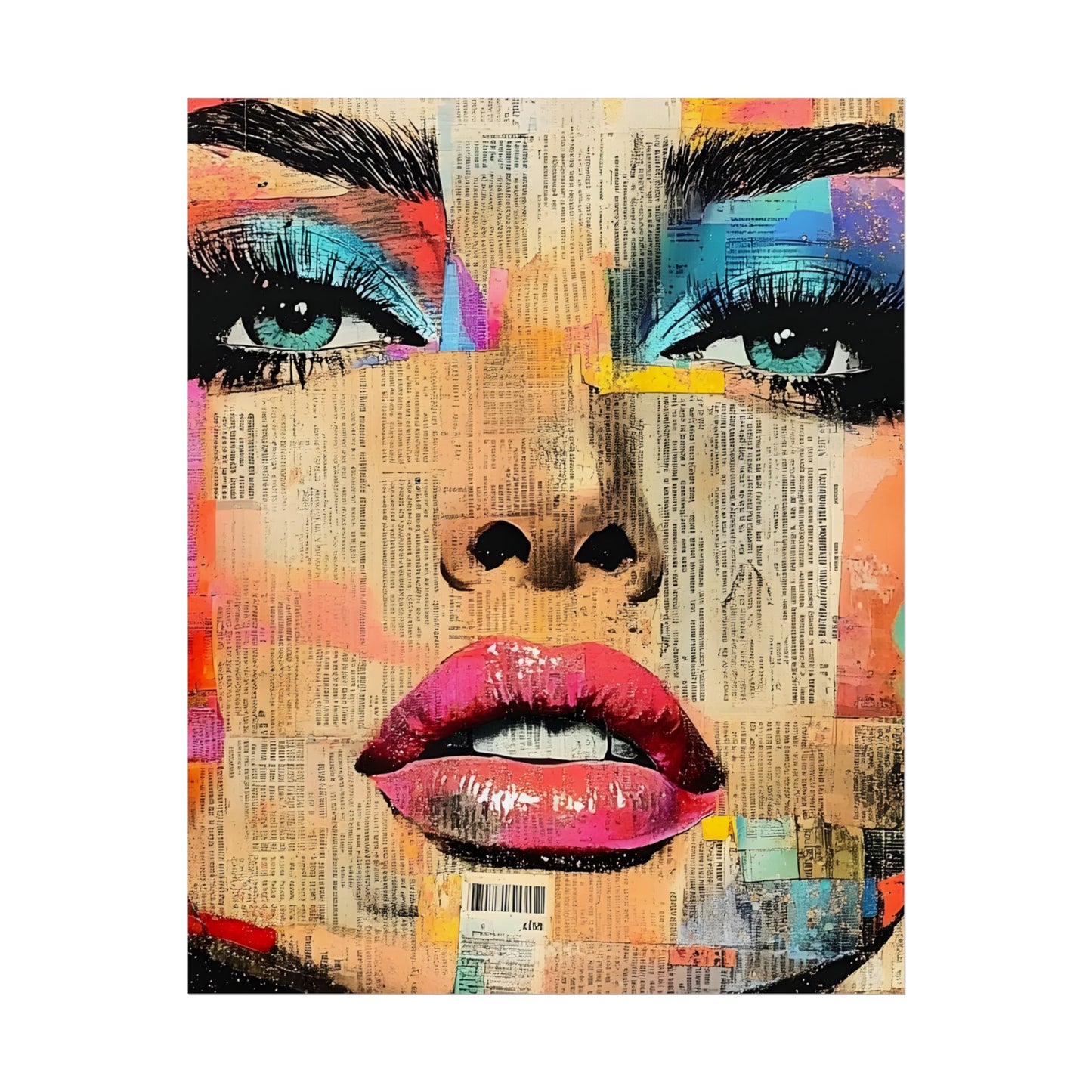 Retro Pop Culture Woman 12 , wall art, Art lovers poster