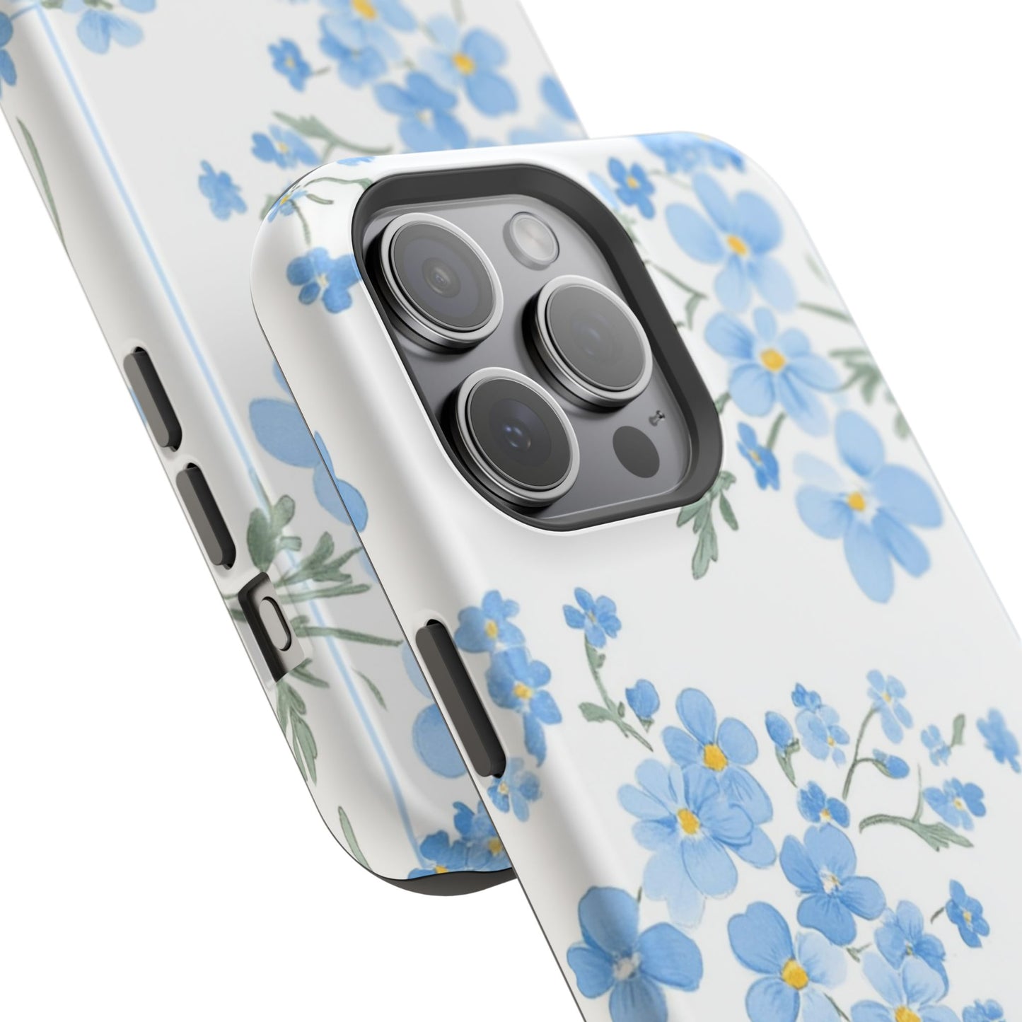 Blue Flower Design Floral Phone Case