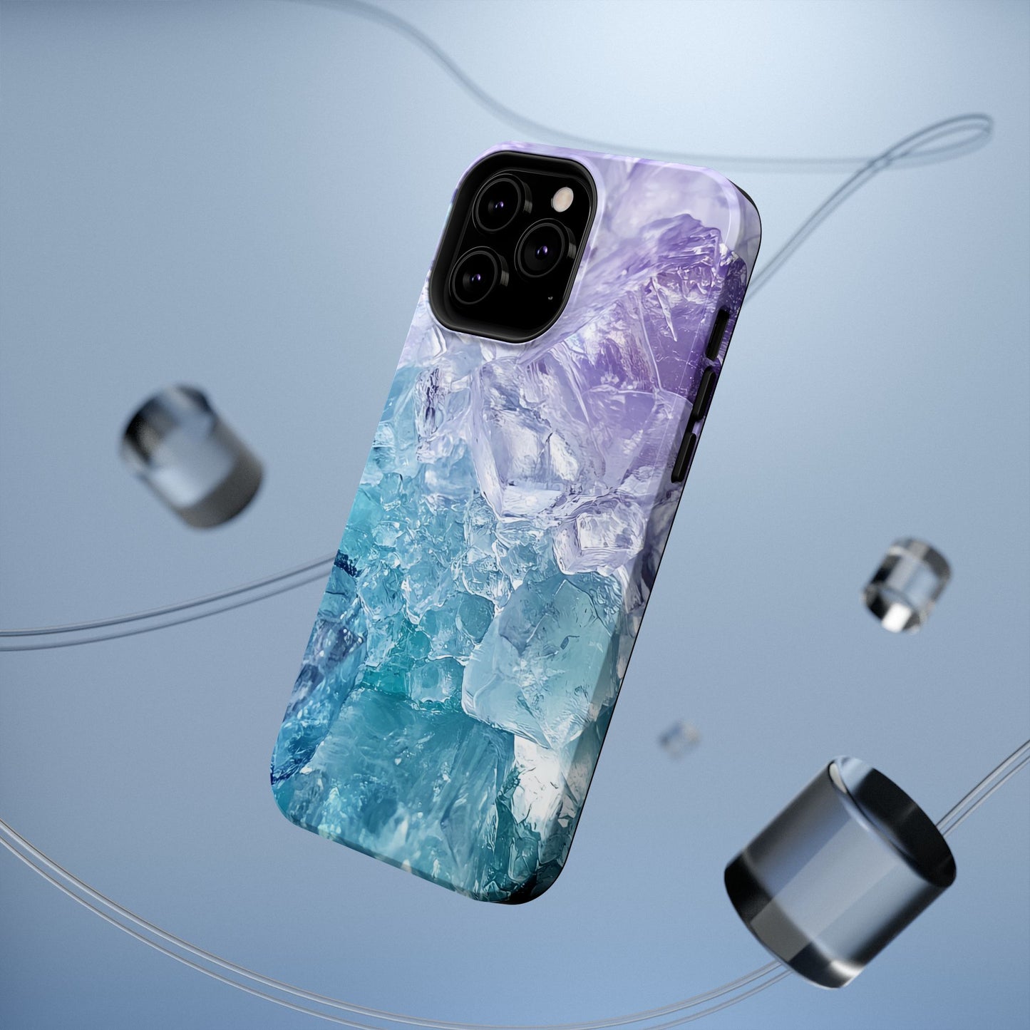 Crystal-Patterned Impact-Resistant Phone Case | Stylish Protection for Adventurers