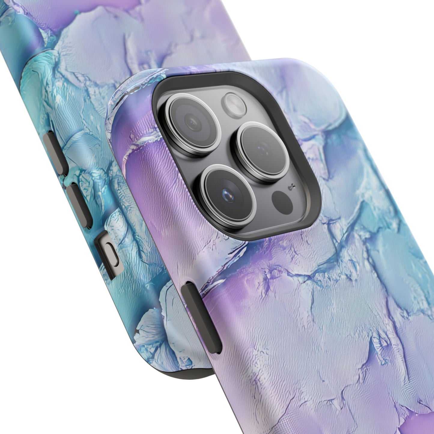 Vibrant Impact-Resistant Phone Case - Colorful Texture Design