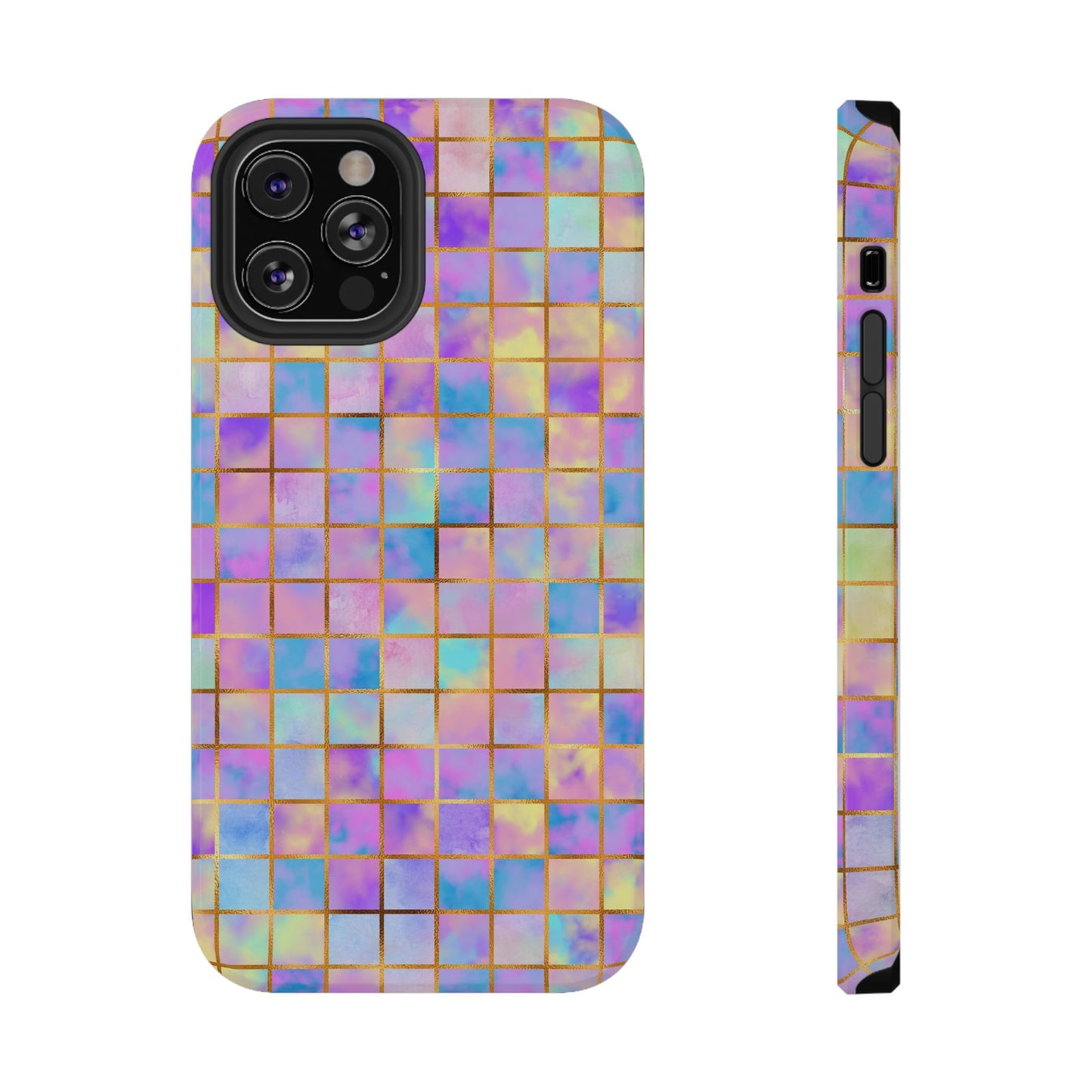 Colorful Mosaic Impact-Resistant Phone Case