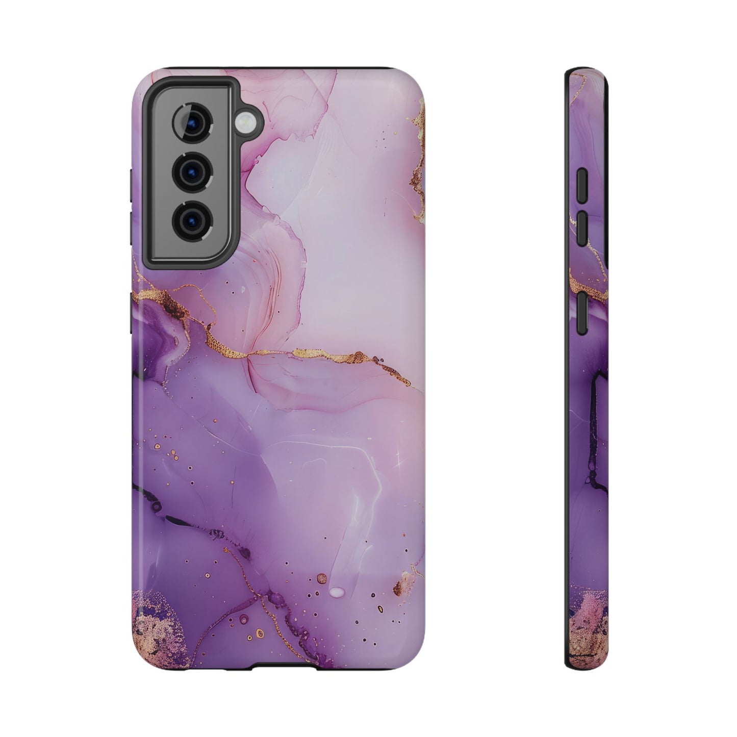 Elegant Purple Marble iPhone Case