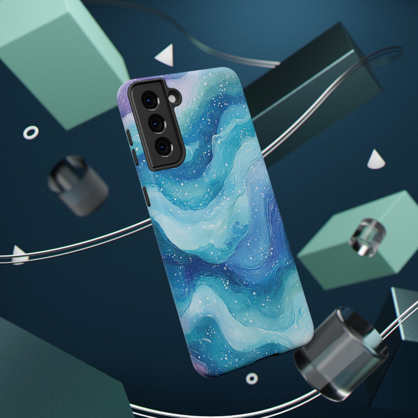 Ocean Wave Impact-Resistant Phone Case - Stylish and Durable Design