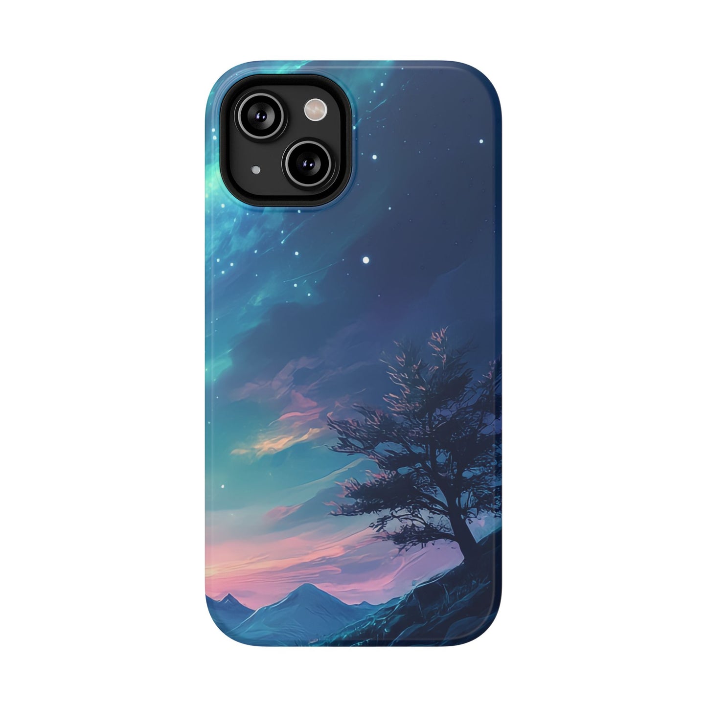 Stunning Galaxy Tree Impact-Resistant Phone Case