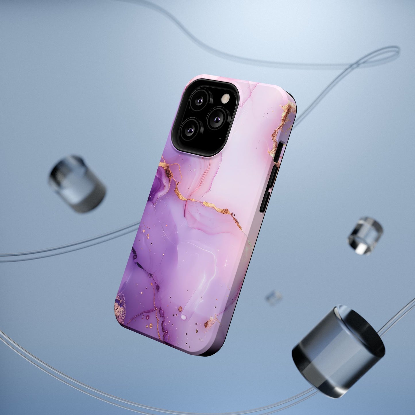 Elegant Purple Marble iPhone Case