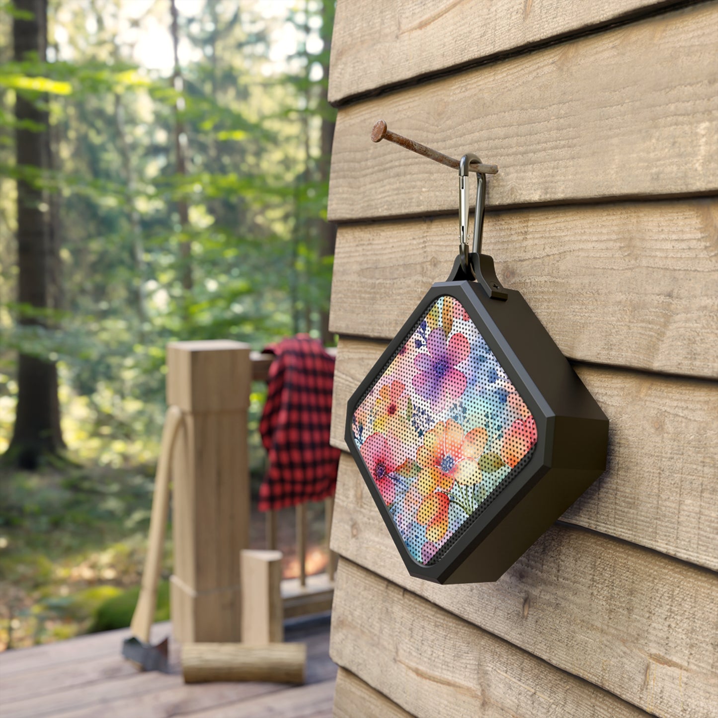 Floral Bluetooth Speaker, Portable Music Player