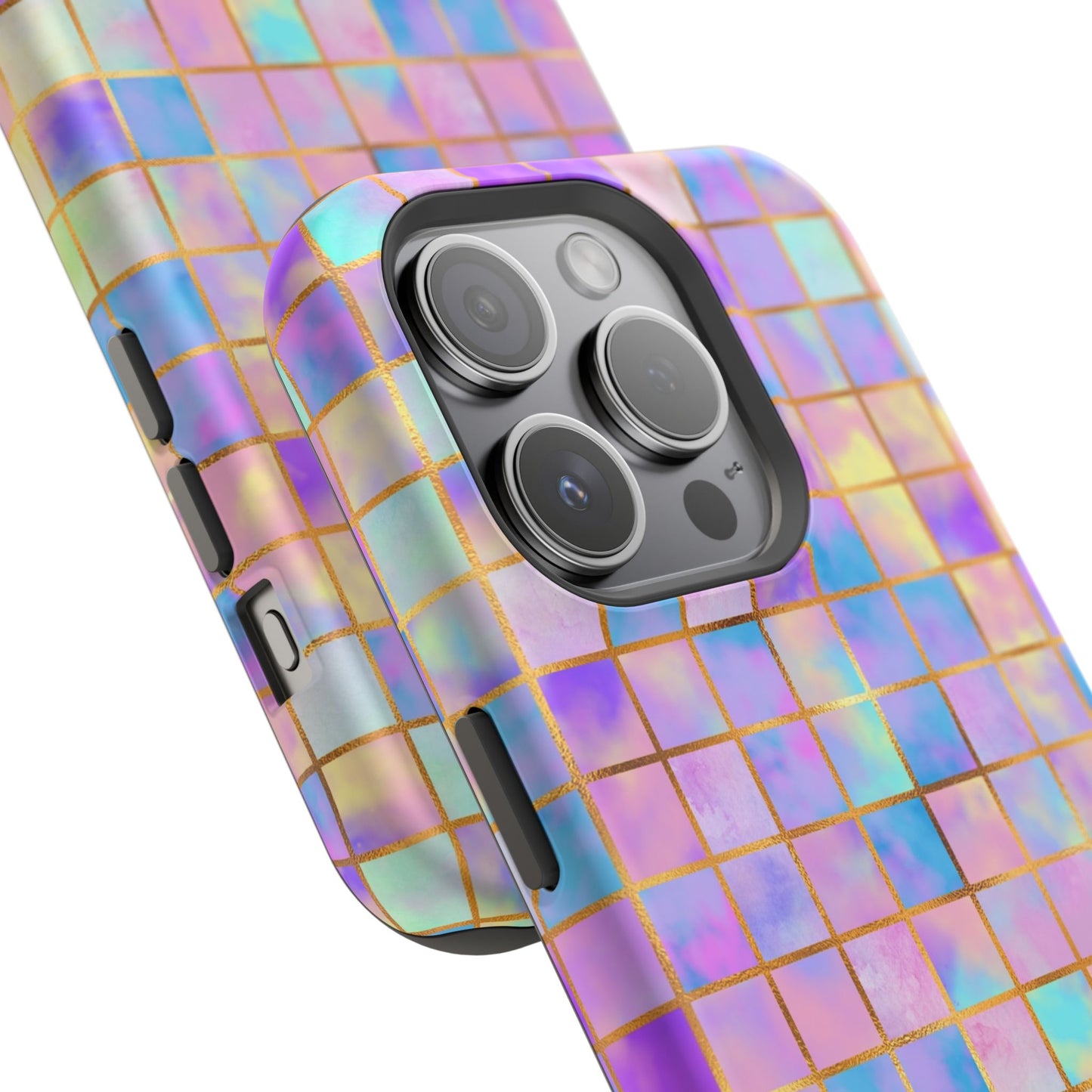 Colorful Mosaic Impact-Resistant Phone Case
